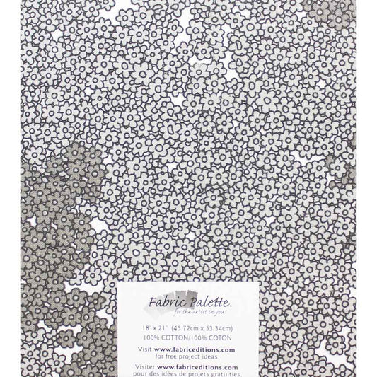 FABRIC CREATIONS Fat Quarter Pre-Cut Fabric - Paloma Collection - 45 x 53cm (18″ x 21″)