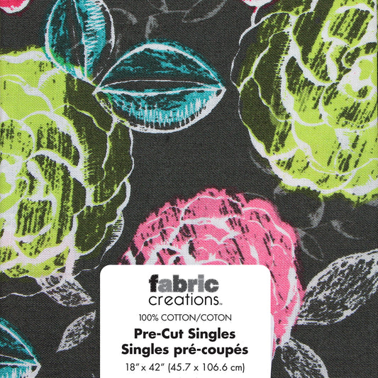 FABRIC CREATIONS Fat Quarter Pre-Cut Fabric - Batik Assorted - 45 x 53cm (18 x 21)