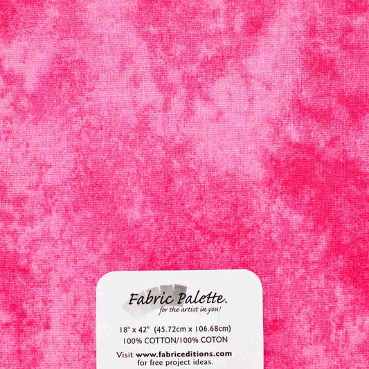 FABRIC CREATIONS 1/2 Yard Large Pre-Cut Fabric - Textured Lipstick Pink - 45cm x 1m (18″ x 42″)