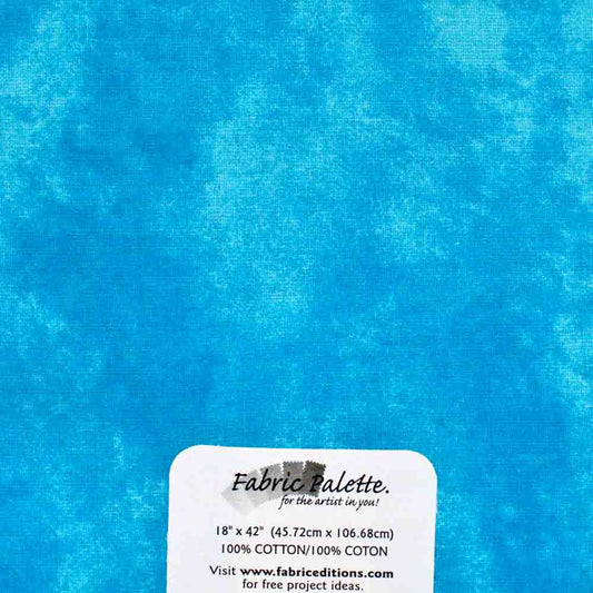 FABRIC CREATIONS 1/2 Yard Large Pre-Cut Fabric - Textured Light Turquoise - 45cm x 1m (18″ x 42″)