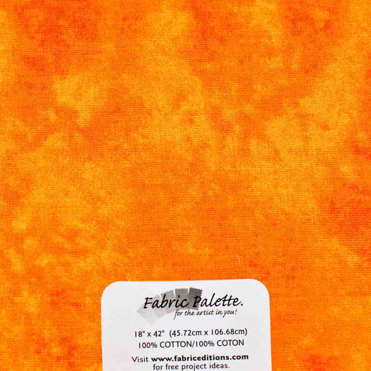 FABRIC CREATIONS 1/2 Yard Large Pre-Cut Fabric - Textured Orange - 45cm x 1m (18″ x 42″)