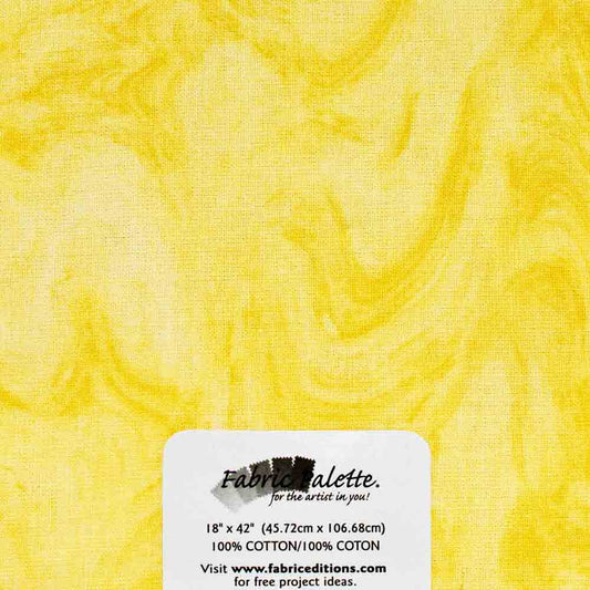 FABRIC CREATIONS 1/2 Yard Large Pre-Cut Fabric - Textured II Sunshine - 45cm x 1m (18″ x 42″)