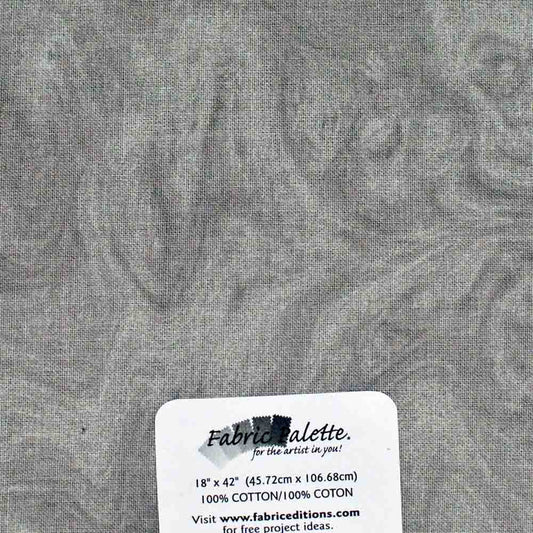 FABRIC CREATIONS 1/2 Yard Large Pre-Cut Fabric - Textured II Smoke - 45cm x 1m (18″ x 42″)