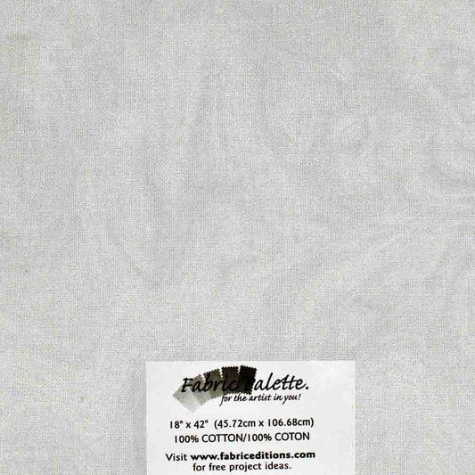 FABRIC CREATIONS 1/2 Yard Large Pre-Cut Fabric - Textured II White - 45cm x 1m (18″ x 42″)
