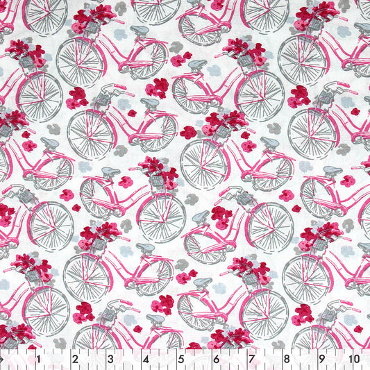 FABRIC CREATIONS Fat Quarter Pre-Cut Fabric - Summertime Paris - 45 x 53cm (18in x 21in)