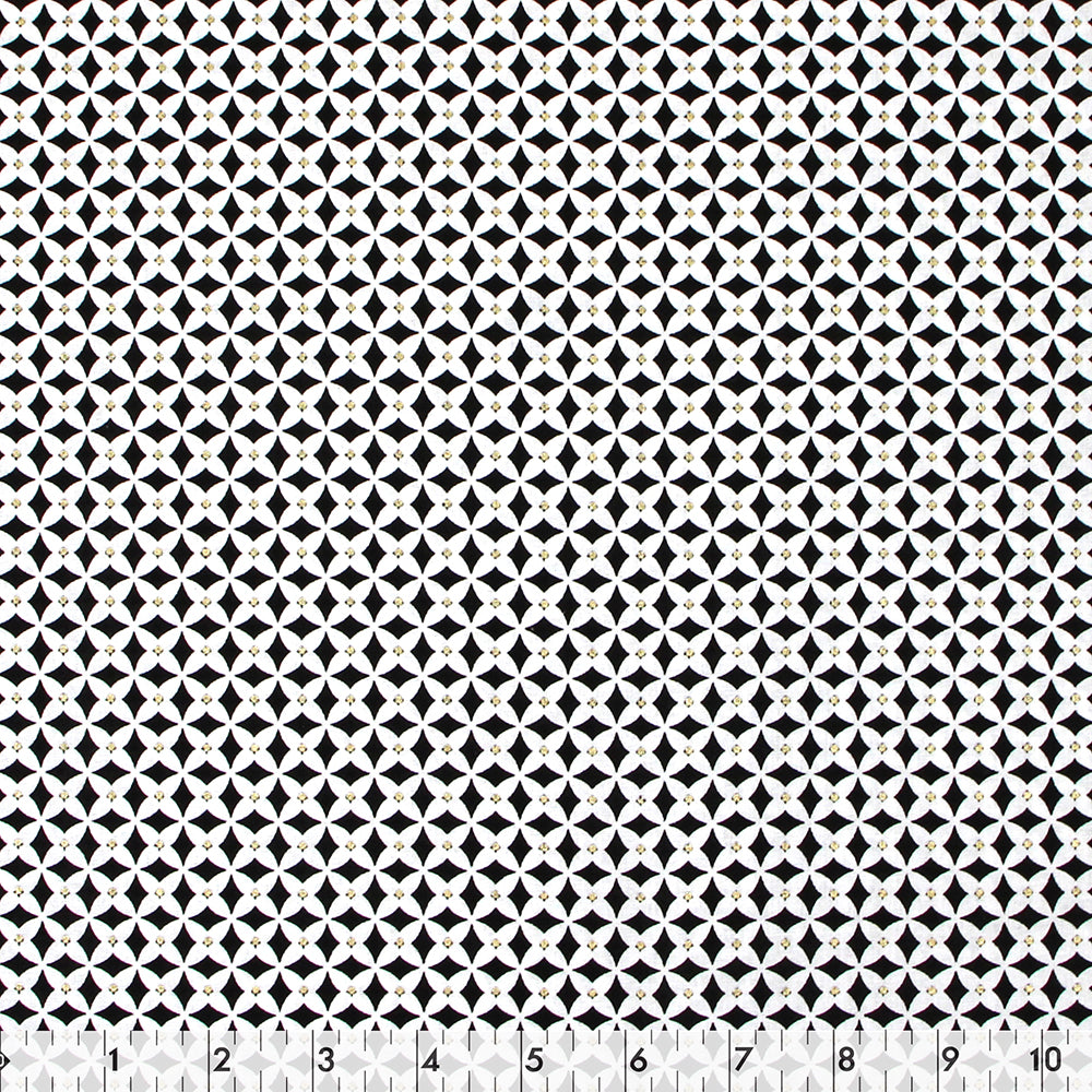 FABRIC CREATIONS Fat Quarter Pre-Cut Fabric - Metallic Gold - 45 x 53cm (18in x 21in)
