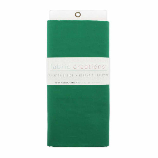 FABRIC CREATIONS 100% Cotton Fabric - Kelly Green - 1.8 x 1m (2yds x 42″)