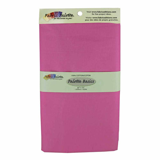 FABRIC CREATIONS 100% Cotton Fabric - Pink - 1.8 x 1m (2yds x 42″)