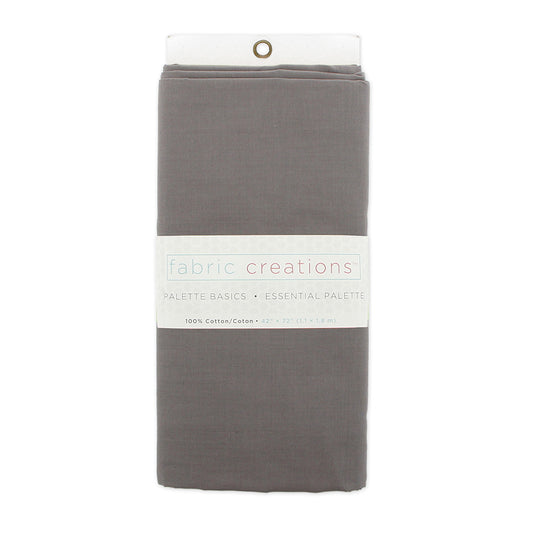 FABRIC CREATIONS 100% Cotton Fabric - Gray - 1.8 x 1m (2yds x 42in)