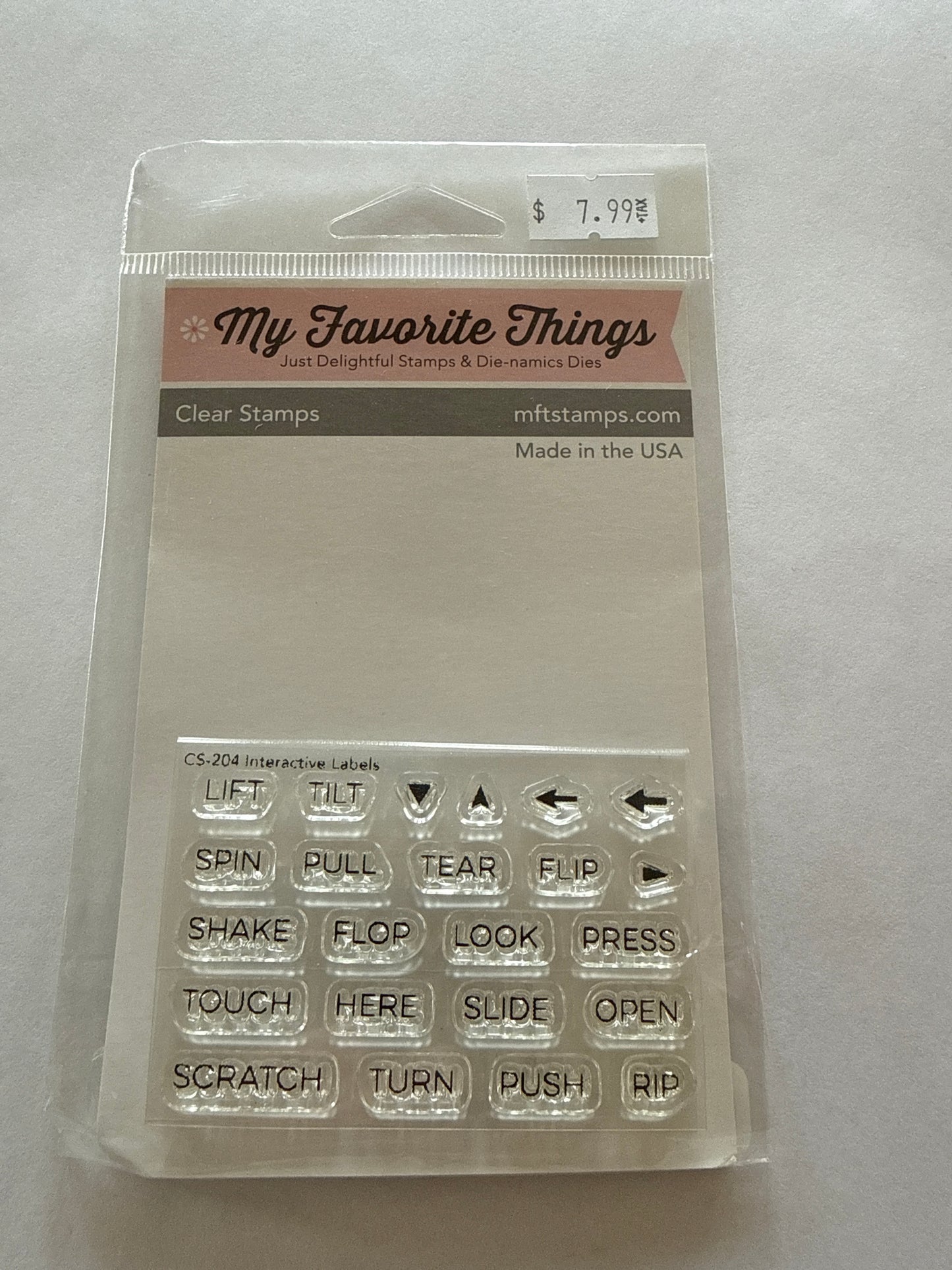 Interactive Labels Stamps