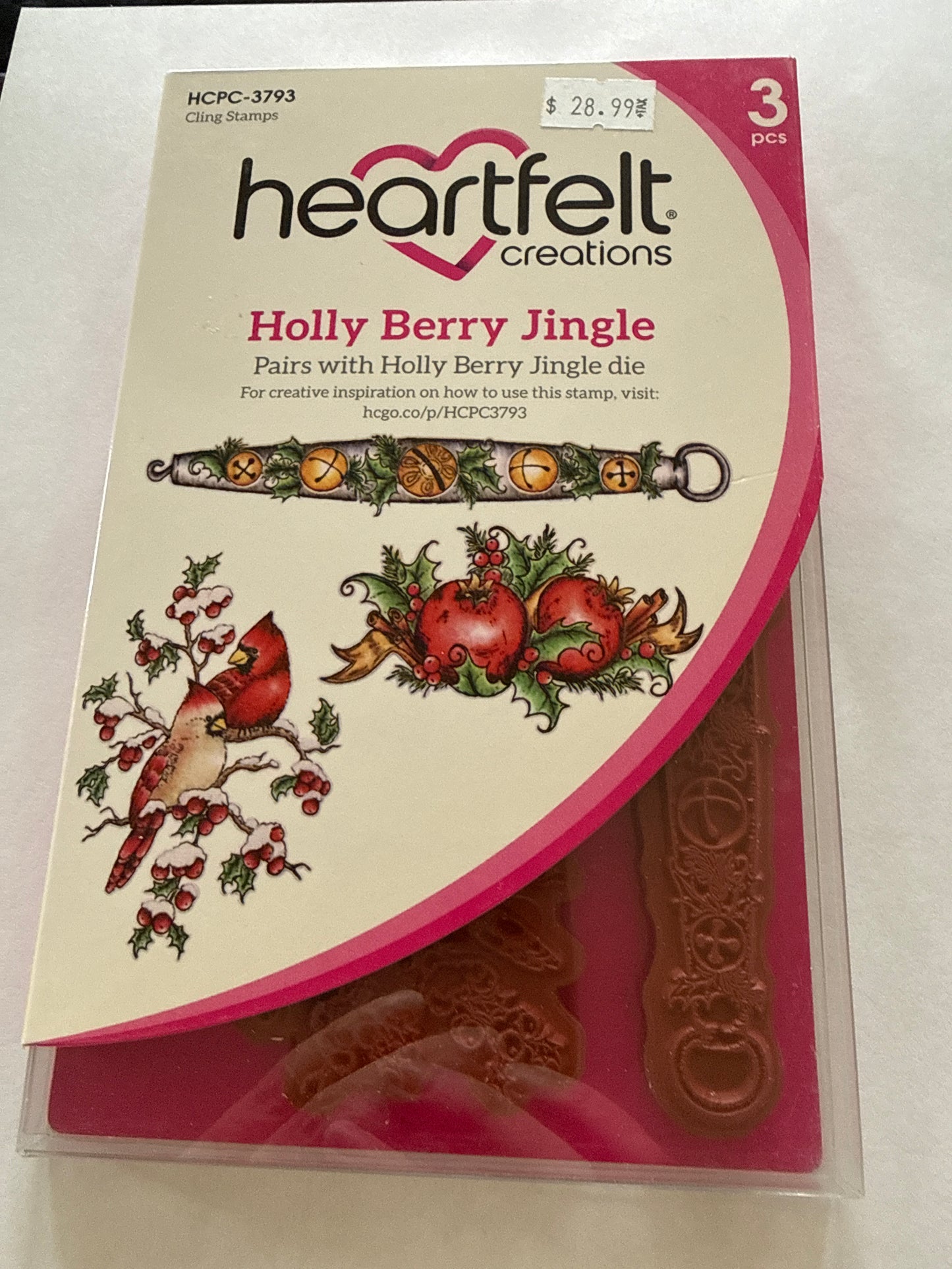 Heartfelt Creations Holly Berry Jingle