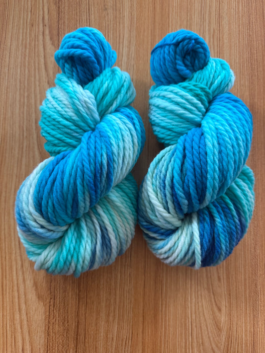 100% SW Merino Chunky- Ocean Waves