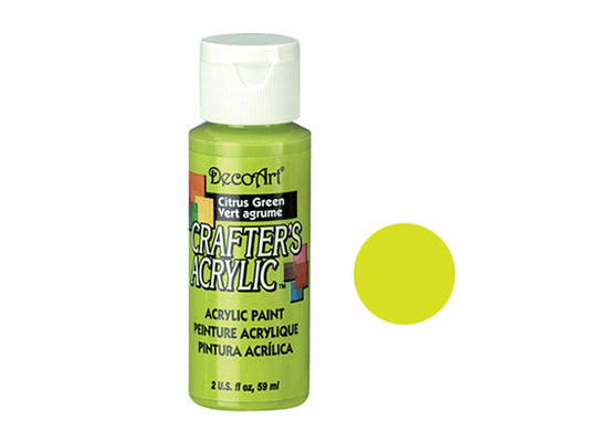 Crafters Acrylic Paint: 2oz Craft & Hobby - CITRUS GREEN