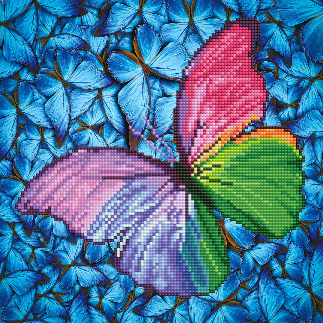 FLUTTER BY PINK (12.01" x 12.01" - 30,5cm x 30,5cm)