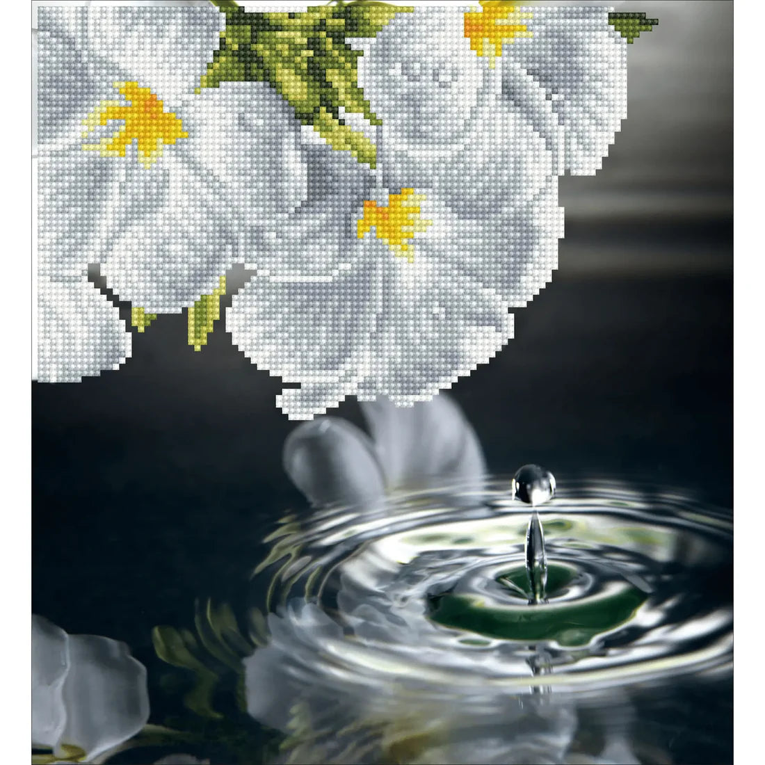 WATER DROPLET (13.8" x 12.6" - 35cm x 32cm)