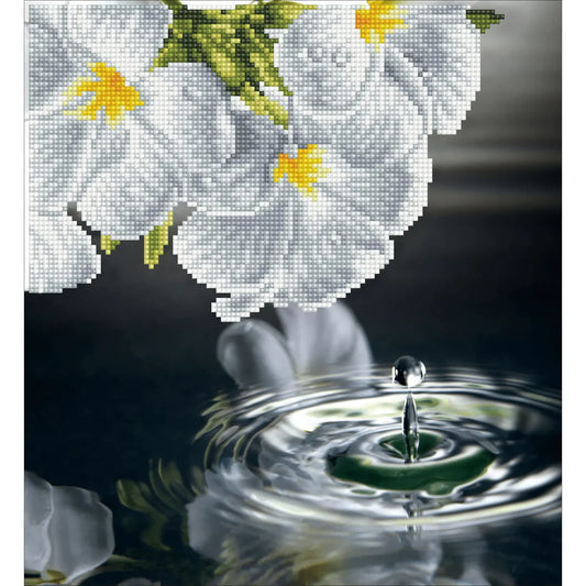 WATER DROPLET (13.8" x 12.6" - 35cm x 32cm)