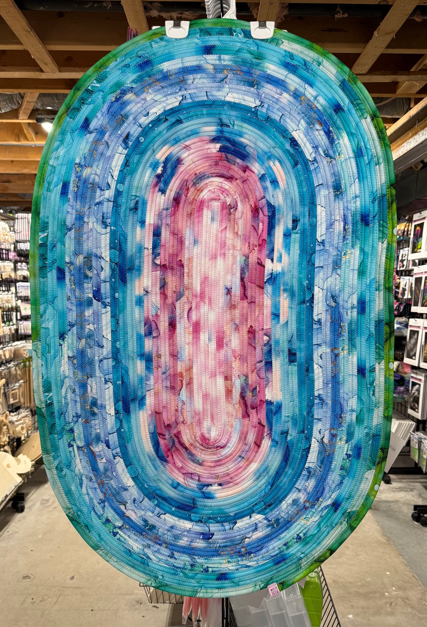 Jelly Roll Rug Watercolour 28” x44”