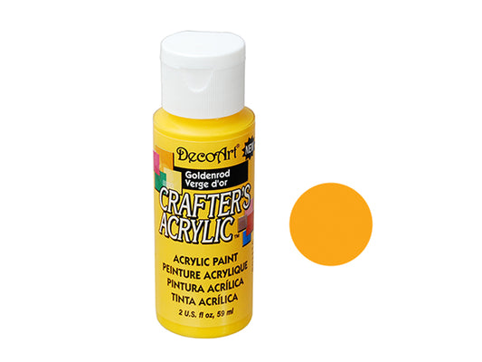 Crafters Acrylic Paint: 2oz Craft & Hobby - GOLDEN ROD