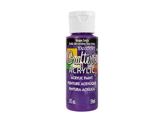 Crafters Acrylic Paint: 2oz Craft & Hobby -GRAPE SODA