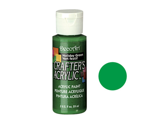 Crafters Acrylic Paint: 2oz Craft & Hobby - HOLIDAY GREEN