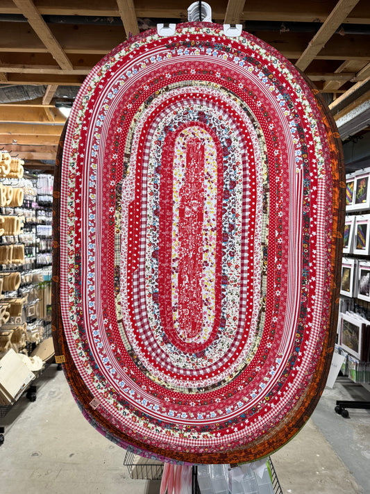 Jelly Roll Rug Reds 24 x 40”