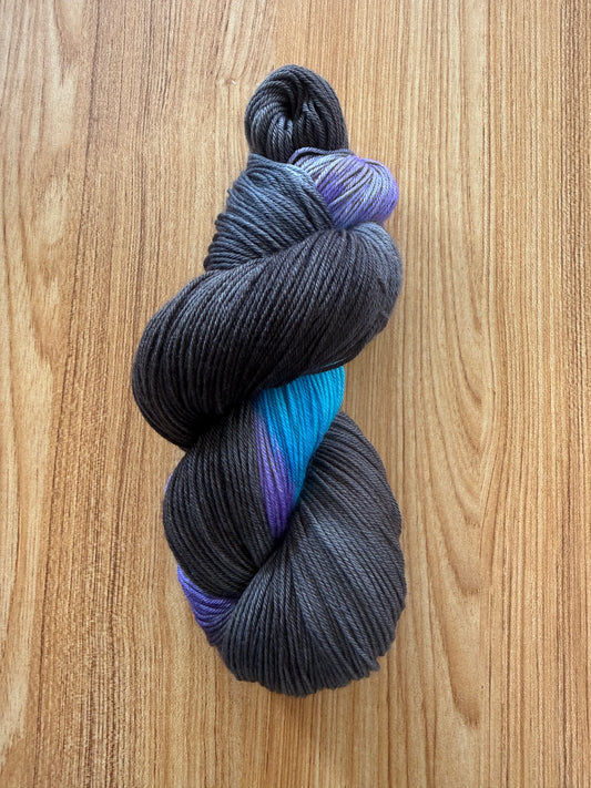 Hand Painted Fingering Weight Merino Silk