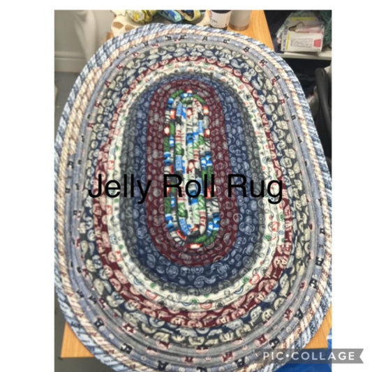 Jelly Roll Rug Workshop -You Pick the dates.2 days can be booked for separate weeks