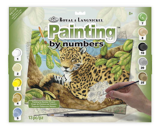 Junior Painting By Numbers, Large - Leopard in Tree