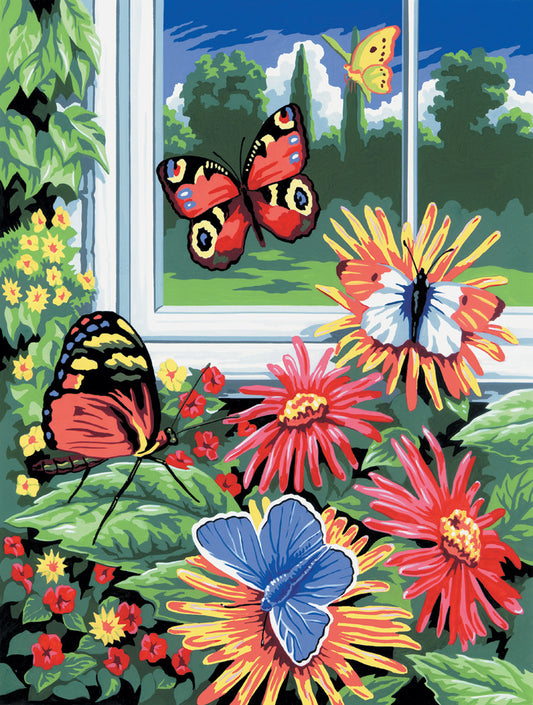 Junior Painting By Numbers, Small - Butterflies