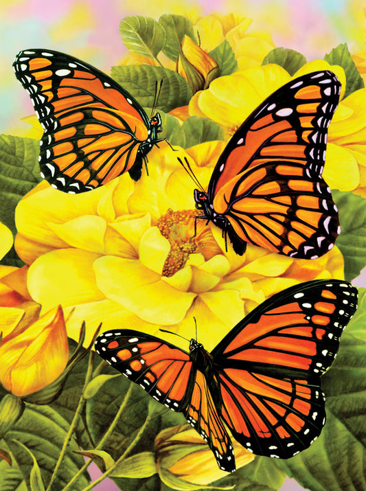 Junior Painting By Numbers, Small - Majestic Monarchs