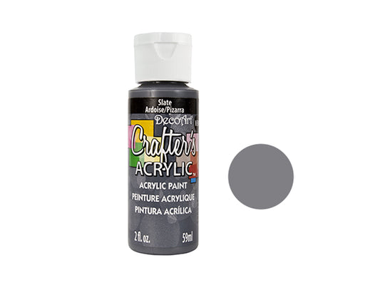 Crafters Acrylic Paint: 2oz Craft & Hobby - SLATE