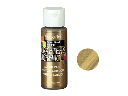 Crafters Acrylic Paint: 2oz Craft & Hobby - SPUN GOLD