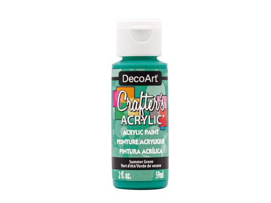 Crafters Acrylic Paint: 2oz Craft & Hobby - SUMMER GREEN