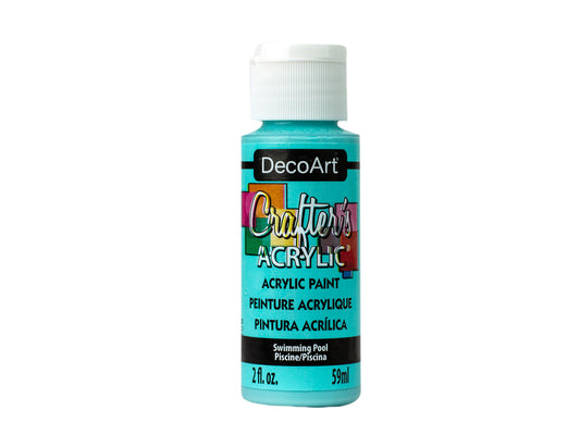 Crafters Acrylic Paint: 2oz Craft & Hobby - SWIMMING POOL