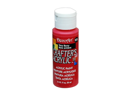 Crafters Acrylic Paint: 2oz Craft & Hobby - VERY BERRY