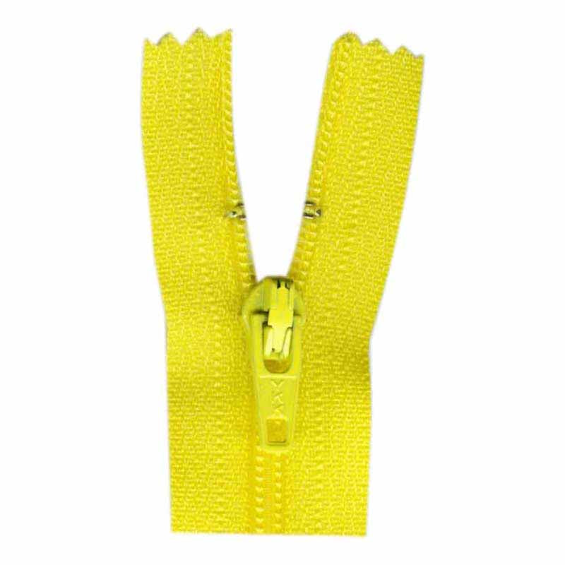 COSTUMAKERS General Purpose Closed End Zipper 23cm (9″) - Lemon Yellow - 1700